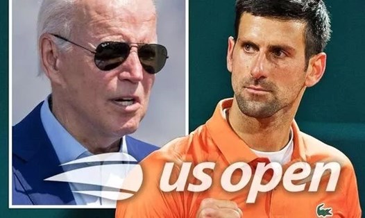 Tổng thống Mỹ, Joe Biden, đang đứng trước sức ép giải quyết vấn đề của Novak Djokovic trước khi US Open 2022 diễn ra. Ảnh: Express