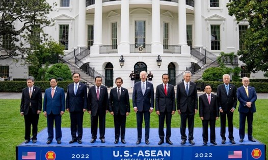 Thủ tướng Phạm Minh Chính dự Hội nghị cấp cao đặc biệt ASEAN - Mỹ tại Washington D.C, Mỹ ngày 12-13.5.2022. Ảnh: AFP
