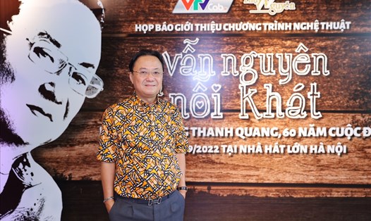 Nhà thơ Hồng Thanh Quang tổ chức chương trình "Vẫn nguyên nỗi khát" vào tháng 9 tại Hà Nội. Ảnh: NVCC