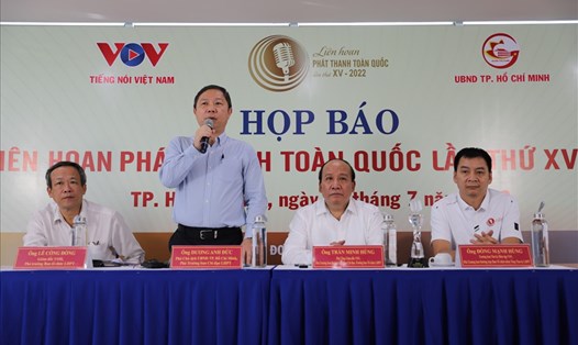 Đài Tiếng nói Việt Nam phối hợp với UBND TPHCM tổ thông tin về kỳ Liên hoan Phát thanh toàn quốc lần thứ XV-2022.