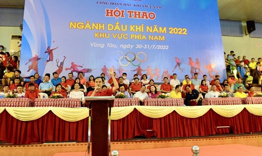 Hội thao ngành Dầu khí năm 2022 khu vực phía Nam diễn ra tại Vũng Tàu. Ảnh: CĐN
