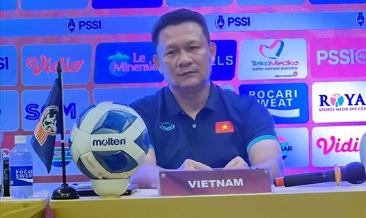 Huấn luyện viên Nguyễn Quốc Tuấn cho rằng U16 Việt Nam đã sẵn sàng cho giải U16 Đông Nam Á 2022. Ảnh: VFF