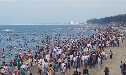 Thị xã Cửa Lò được công nhận "Đô thị du lịch biển" đầu tiên của cả nước. Ảnh: QĐ