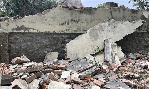 Tường nhà hàng xóm đổ sập khiến 1 người ở Thái Bình tử vong. Ảnh minh họa: D.T