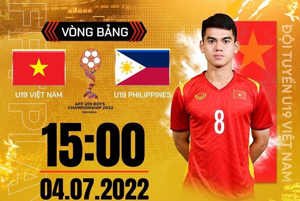 Link xem trực tiếp trận U19 Việt Nam vs U19 Philippines giải U19 Đông Nam Á