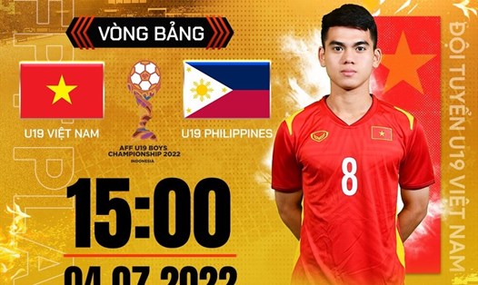 U19 Việt Nam gặp U19 Philippines vào lúc 15h00 ngày 4.7. Ảnh: H.A