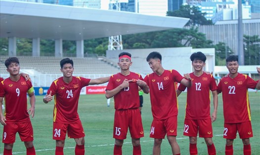 U19 Việt Nam vẫn đang ở vị trí an toàn cho tấm vé đi tiếp. Ảnh: VFF