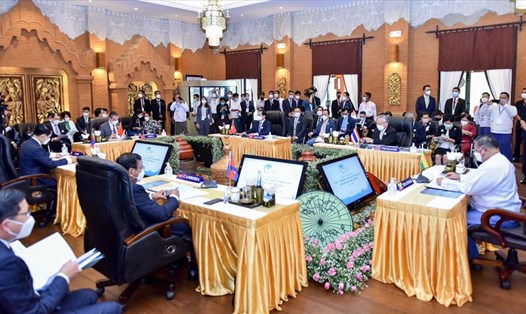 Hội nghị Bộ trưởng Ngoại giao Hợp tác Mekong– Lan Thương (MLC) lần thứ 7 đã diễn ra tại Bagan, Myanmar. Ảnh: Nhật Hạ