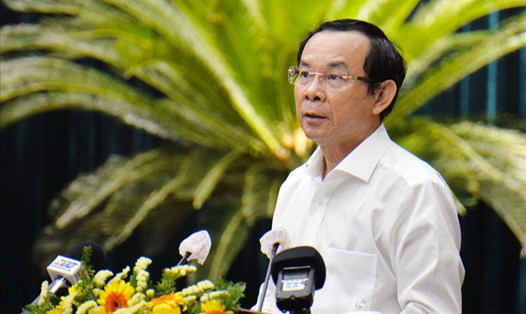 Bí thư Thành ủy TPHCM Nguyễn Văn Nên.  Ảnh: M.Q