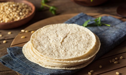 Bánh tráng ngô Tortilla kiểu Mexico rất được nhiều gia đình ưa chuộng. Ảnh: Xinhua