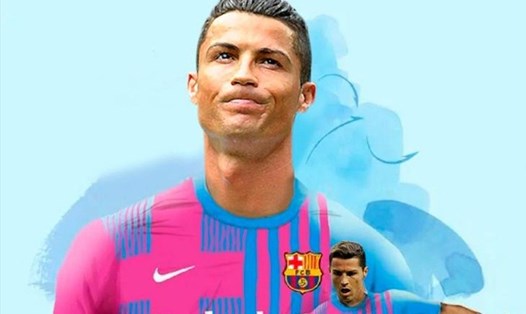 Cristiano Ronaldo khoác áo Barcelona có thể chỉ là lựa chọn cuối cùng, nhưng vẫn có khả năng xảy ra. Ảnh: Gool FM
