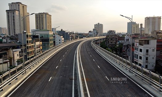 Dự án đường vành đai 2 (Hà Nội) do Vingroup làm chủ đầu tư sắp hoàn thành.