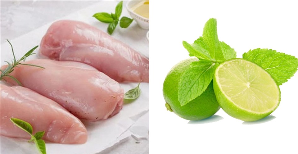 Sự kết hợp giữa thịt ức gà và chanh tạo nên một món ăn thơm ngon, hấp dẫn cho những bữa cơm gia đình bạn. Ảnh: Doãn Hằng