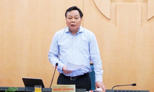 Phó Bí thư Thành ủy Hà Nội Nguyễn Văn Phong phát biểu chỉ đạo tại hội nghị. Ảnh: ĐH