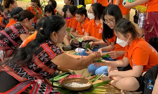 Làng Văn hóa - Du lịch các dân tộc Việt Nam tổ chức nhiều hoạt động dành cho thiếu nhi trong tháng 7. Ảnh: BTC
