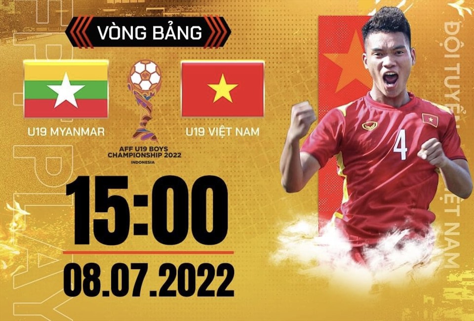 Link xem trực tiếp U19 Việt Nam vs U19 Myanmar tại giải U19 Đông Nam Á