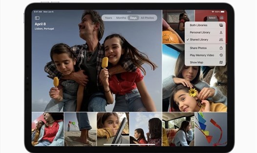 Apple đã cho iCloud một cập nhật mới giúp công nghệ đám mây này thay thế các quyển album ảnh đầy kỷ niệm của gia đình. Ảnh: Apple