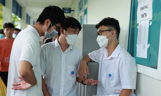 Thí sinh dự thi tốt nghiệp THPT 2022. Ảnh: Hải Nguyễn