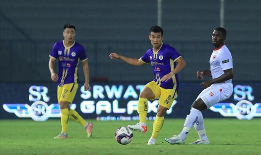 Trận đấu giữa Hà Nội vs Hải Phòng là tâm điểm vòng 6 V.League 2022. Ảnh: HT
