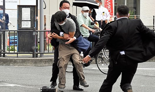 Người bắn ông Abe Shinzo là một cựu quân nhân. Ảnh chụp màn hình