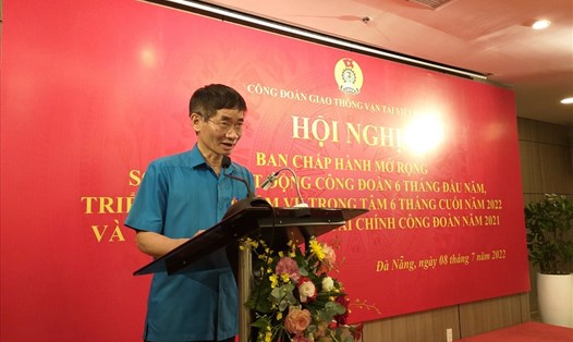 Ông Trần Văn Thuật – Phó Chủ tịch Tổng Liên đoàn Lao động Việt Nam tham dự hội nghị. Ảnh: TT
