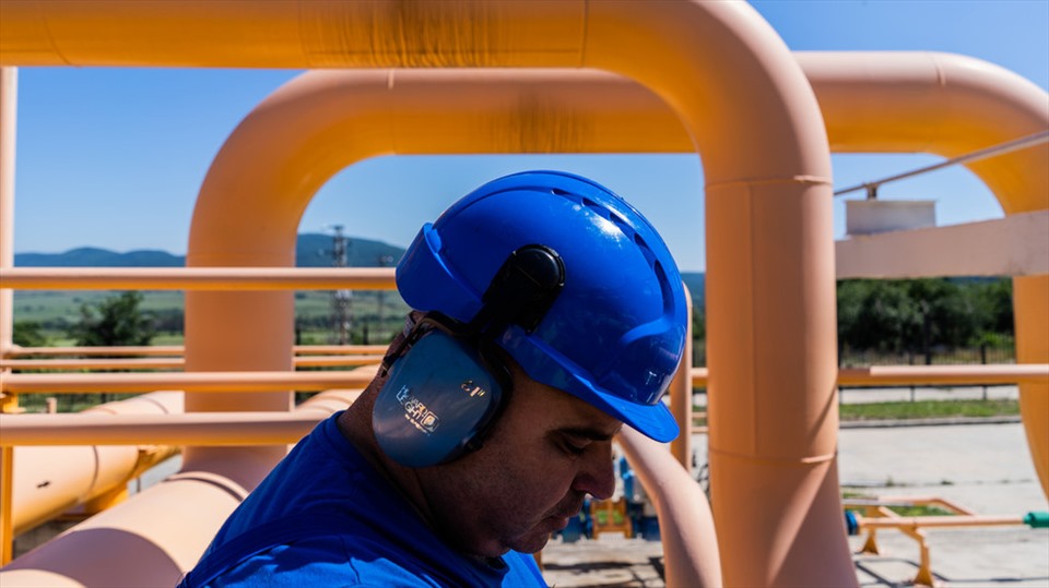 Đường ống Nord Stream 1 dẫn khí đốt từ Nga sang Đức. Ảnh: AFP