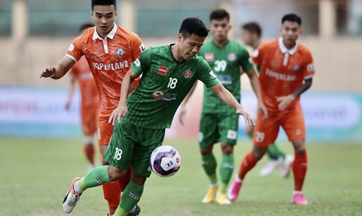 Câu lạc bộ Sài Gòn tiếp đón Bình Định trê sân nhà ở vòng 6 V.League 2022. Ảnh: VPF