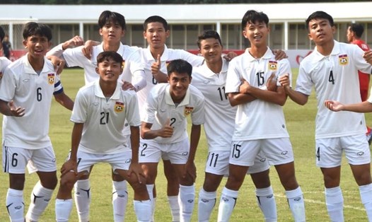 U19 Lào thể hiện phong độ xuất sắc để sớm có vé vào bán kết Giải U19 Đông Nam Á 2022. Ảnh: LFF