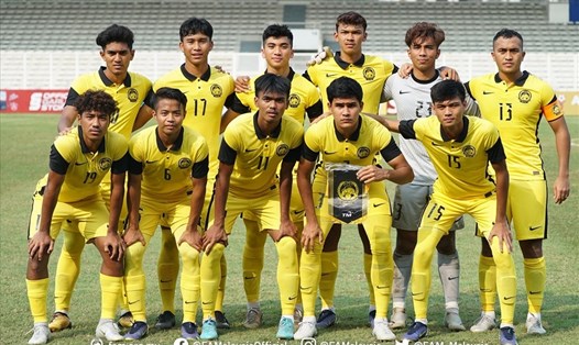 U10 Malaysia giành quyền vào bán kết cùng U19 Lào tại bảng B giải vô địch U19 Đông Nam Á 2022. Ảnh: FAM