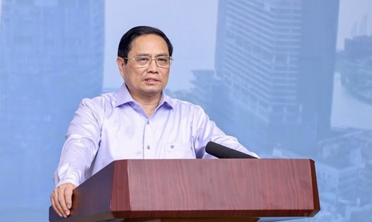 Thủ tướng Phạm Minh Chính phát biểu khai mạc tại hội nghị.