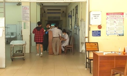 Khu cấp cứu tại Bệnh viện Đa khoa khu vực Long Thành - nơi bác sĩ H bị hành hung. Ảnh: Hà Anh Chiến