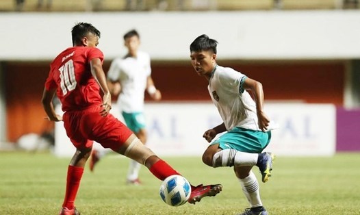 U16 Indonesia chạm trán U16 Myanmar tại bán kết U16 Đông Nam Á. Ảnh: PSSI