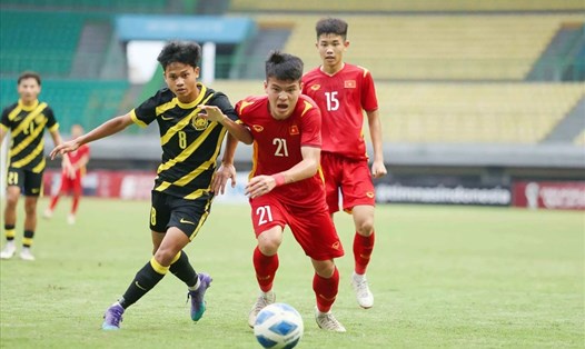 U19 Việt Nam tái ngộ U19 Malaysia ở chung kết U19 Quốc tế trên sân nhà. Ảnh: VFF.