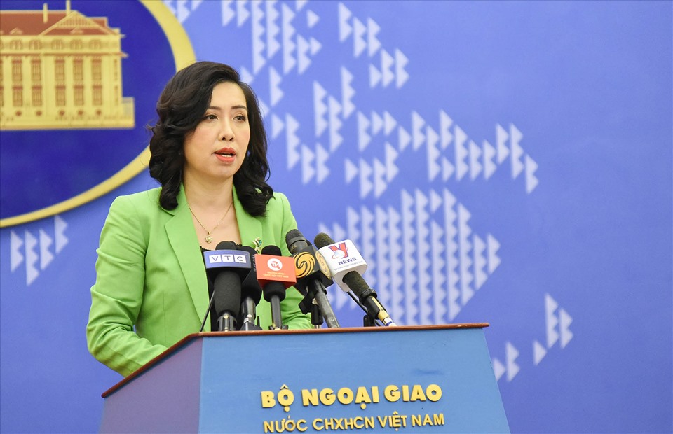 Người phát ngôn Bộ Ngoại giao Việt Nam Lê Thị Thu Hằng. Ảnh: Nhật Hạ