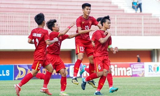 U16 Việt Nam đã rút ra được nhiều kinh nghiệm sau thất bại trước U16 Indonesia ở vòng bảng. Ảnh: VFF