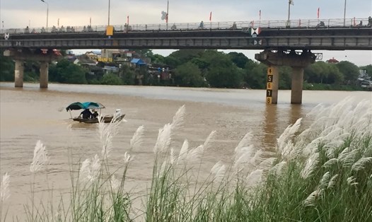 Đoạn sông Đào chảy qua TP.Nam Định. Ảnh: CTV