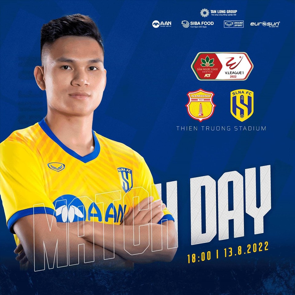 Link xem trực tiếp trận Nam Định vs SLNA, vòng 12 V.League 2022