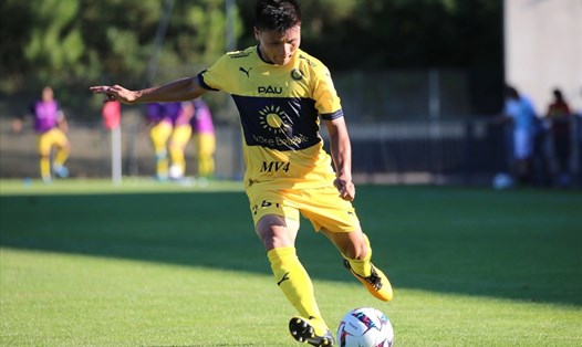 Quang Hải tiếp tục được trao cơ hội tại Pau FC. Ảnh: PauFC