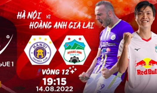 Câu lạc bộ Hà Nội chạm trán Hoàng Anh Gia Lai ở vòng 12 V.League 2022. Ảnh: CMH