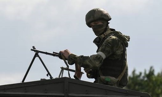 Một quân nhân Nga tham gia chiến dịch quân sự của Nga ở Ukraina. Ảnh: Konstantin Mihalchevskiy