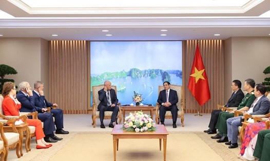 Thủ tướng Phạm Minh Chính tiếp đoàn các nhà khoa học Liên bang Nga. Ảnh: VGP