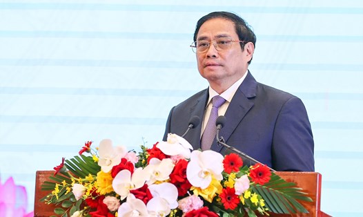 Thủ tướng Phạm Minh Chính khẳng định: Lăng Chủ tịch Hồ Chí Minh đã trở thành "Đài hoa vĩnh cửu". Ảnh: Nhật Bắc
