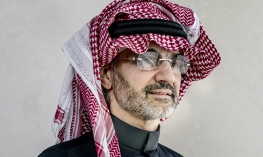 Tỷ phú, Hoàng tử Saudi Arabia Alwaleed Bin Talal. Ảnh: AFP
