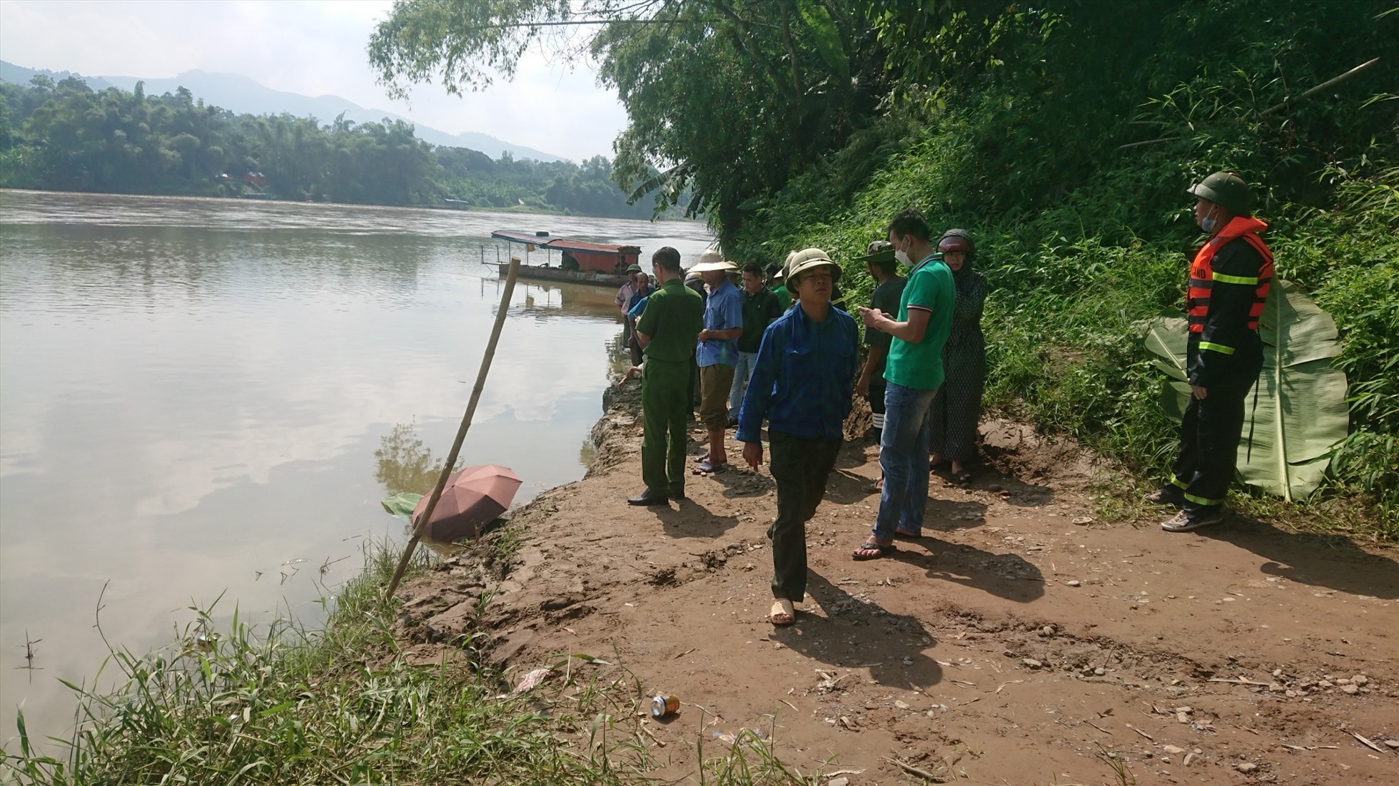 Nơi tìm thấy thi thể của Duy. Ảnh: Văn Đức.