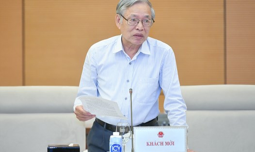Chủ tịch Hiệp hội bảo vệ quyền lợi người tiêu dùng Nguyễn Mạnh Hùng. Ảnh: Phạm Thắng