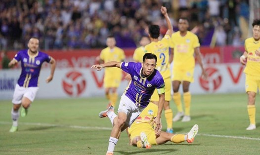 Hà Nội FC vẫn rất mạnh để tạo lợi thế lớn sau lượt đi. Ảnh: Minh Dân