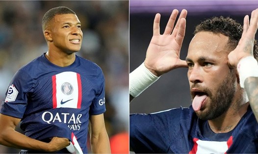 Neymar và Mbappe đang có "sóng ngầm" chỉ vì tranh nhau quả 11m. Ảnh: Poland Posts English