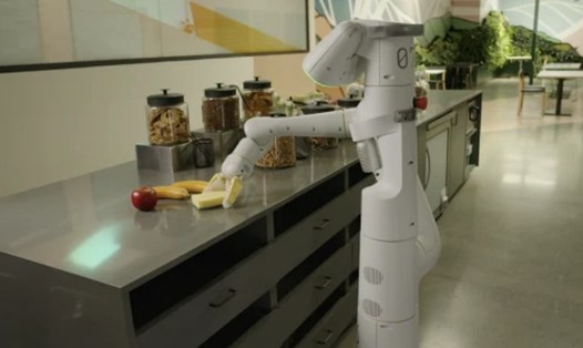 Google sản xuất robot AI được điều khiển bằng lệnh thoại. Ảnh chụp màn hình.