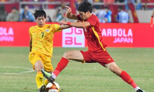 Các đội tuyển Việt Nam, trong đó có đội U23 Việt Nam liên tục đánh bại các đội bóng của Thái Lan trong năm 2022. Ảnh: Minh Hiếu