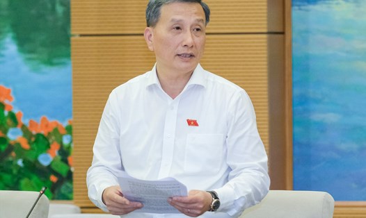 Chủ nhiệm Ủy ban Khoa học, Công nghệ và Môi trường Lê Quang Huy. Ảnh: Phạm Thắng